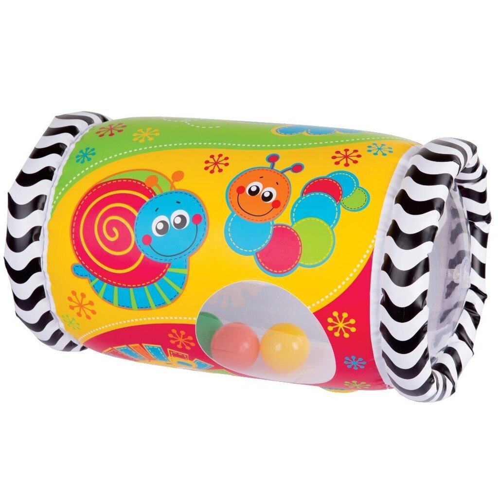 PLAYGRO muzikāla rotaļlieta Peek in Roller, 0184970 cena un informācija | Rotaļlietas zīdaiņiem | 220.lv