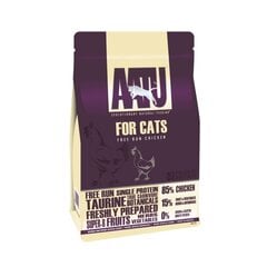 Sausā barība kaķiem AATU, ar vistu, 1 kg цена и информация | Сухой корм для кошек | 220.lv