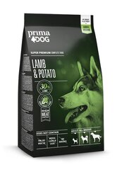 Prima Dog sausā barība pieaugušiem visu šķirņu suņiem ar jēru un kartupeļiem, 2kg cena un informācija | Sausā barība suņiem | 220.lv