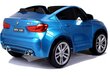 Elektriskā apvidus automašīna BMW X6M, krāsota zilā krāsā cena un informācija | Bērnu elektroauto | 220.lv