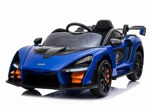 Elektriskā McLaren senna, zilā krāsā cena un informācija | Bērnu elektroauto | 220.lv