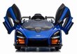 Elektriskā McLaren senna, zilā krāsā cena un informācija | Bērnu elektroauto | 220.lv