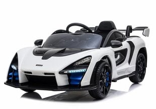 Elektriskā automašīna McLaren Senna, balta cena un informācija | Bērnu elektroauto | 220.lv