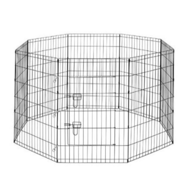 SAVIC DOG PARK 2 suņu voljērs, 61 x 81 cm, 8 paneļi cena un informācija | Transportēšanas būri, somas | 220.lv