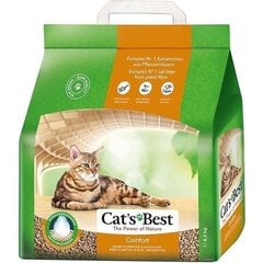 KAĶU SMILTIS CATS BEST COMFORT EKO, NESAĶEP KOPĀ, 10 l cena un informācija | Cats Best Zoo preces | 220.lv