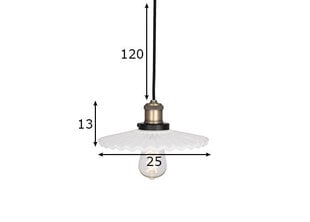 Griestu lampa Cobbler, balta, 1x 60 W cena un informācija | Piekaramās lampas | 220.lv