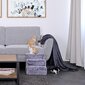 Kaķa, maza suņa kāpnes iekštelpām, pelēkas cena un informācija | Suņu gultas, spilveni, būdas | 220.lv