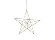 Zvaigznes formas lampa Line, vara tonis cena un informācija | Ziemassvētku dekorācijas | 220.lv