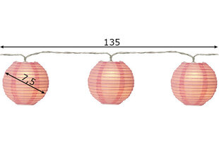 Гирлянда Festival, розовый цена и информация | Гирлянды | 220.lv