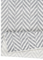 Narma austs vilnas paklājs KUUSAMO, roku darbs, baltā-pelēkā krāsā, 140 x 200 cm цена и информация | Ковры | 220.lv