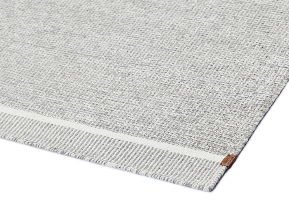 Narma austs vilnas paklājs NUMMELA, roku darbs, pelēks, 160 x 230 cm cena un informācija | Paklāji | 220.lv