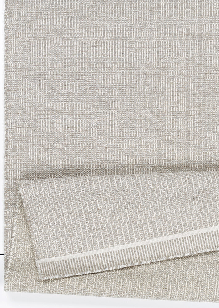 Narma austs vilnas paklājs NUMMELA, roku darbs, dabīgi baltā krāsā, 140 x 200 cm цена и информация | Paklāji | 220.lv