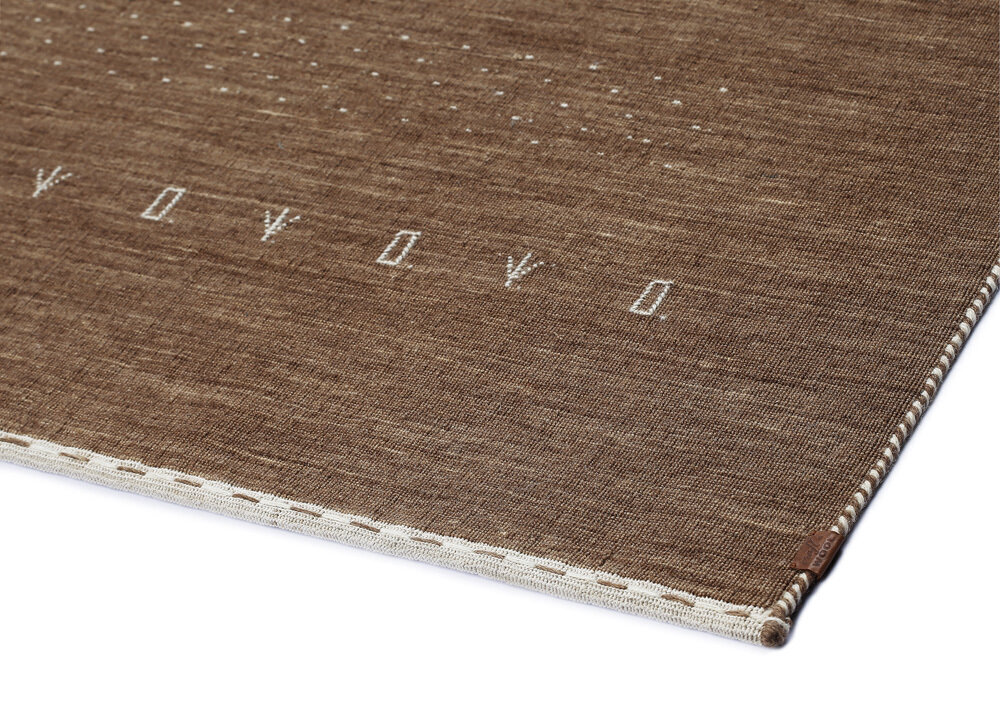 Narma kokvilnas paklājs TORNIO, roku darbs, brūns, 160 x 230 cm cena un informācija | Paklāji | 220.lv