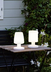 Galda lampa Dora LED, baltā krāsā цена и информация | Уличное освещение | 220.lv
