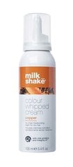 Milkshake COLOUR WHIPPED CREAM Neskalojams tonējošs kopjošs putu balzams visiem matu tipiem 100 ml, Copper cena un informācija | Matu krāsas | 220.lv