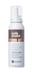 Milkshake COLOUR WHIPPED CREAM Neskalojams tonējošs kopjošs putu balzams visiem matu tipiem 100 ml, Cold Brunette cena un informācija | Matu krāsas | 220.lv