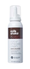 Milkshake COLOUR WHIPPED CREAM Neskalojams tonējošs kopjošs putu balzams visiem matu tipiem 100 ml, Warm Brunette cena un informācija | Matu krāsas | 220.lv