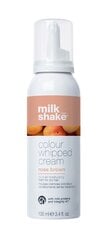 Milkshake COLOUR WHIPPED CREAM Neskalojams tonējošs kopjošs putu balzams visiem matu tipiem 100 ml, Rose Brown cena un informācija | Matu krāsas | 220.lv