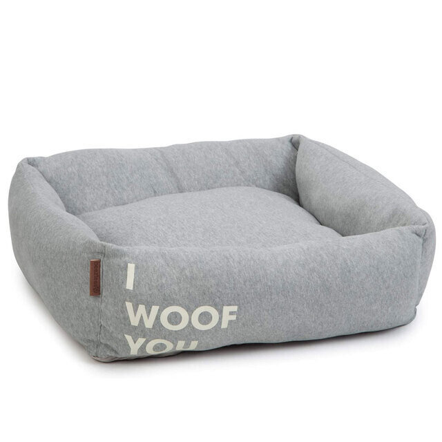 Beeztees Woof guļvieta suņiem, 55 x 50 x 20 cm, pelēka cena un informācija | Suņu gultas, spilveni, būdas | 220.lv
