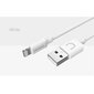 Usams U-TURN Universāls Silikona Apple Lightning (MD818ZM/A) USB Datu un uzlādes Kabelis 1m Balts cena un informācija | Savienotājkabeļi | 220.lv
