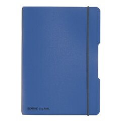 Блокнот Herlitz My.Book Flex Colour А5 40л клетка пластиковая обложка синий цена и информация | Тетради и бумажные товары | 220.lv