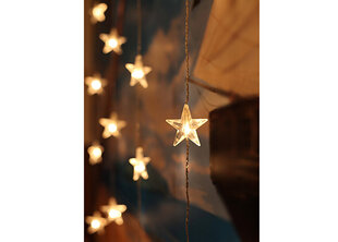 Gaismas aizkars Star 40x180cm cena un informācija | Ziemassvētku lampiņas, LED virtenes | 220.lv