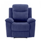 Atpūtas krēsls MILO 97x69xH103cm, ar elektrisko mehānismu, zils цена и информация | Atpūtas krēsli | 220.lv