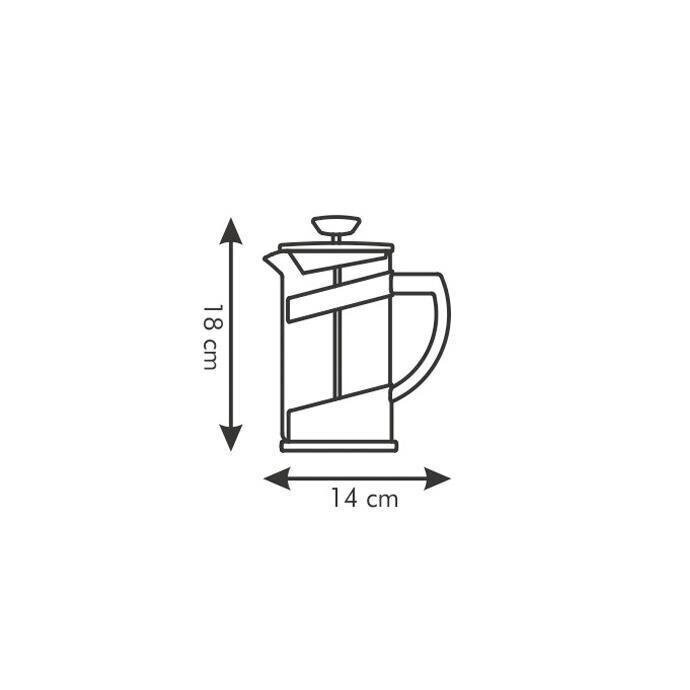 Tējas/kafijas kanna Teo 0,6 L cena un informācija | Kafijas kannas, tējkannas | 220.lv