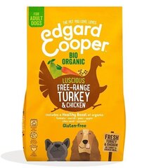 Suņu barība Edgard Cooper, ar brīvībā audzētu tītaru/vistu, 7 kg cena un informācija | Sausā barība suņiem | 220.lv
