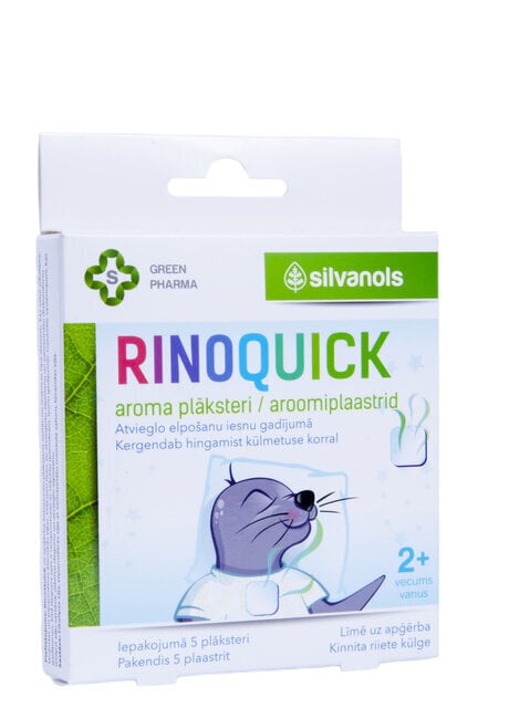 RINOQUICK aromātiskais plāksteris N5 cena un informācija | Medicīniskā aprūpe | 220.lv