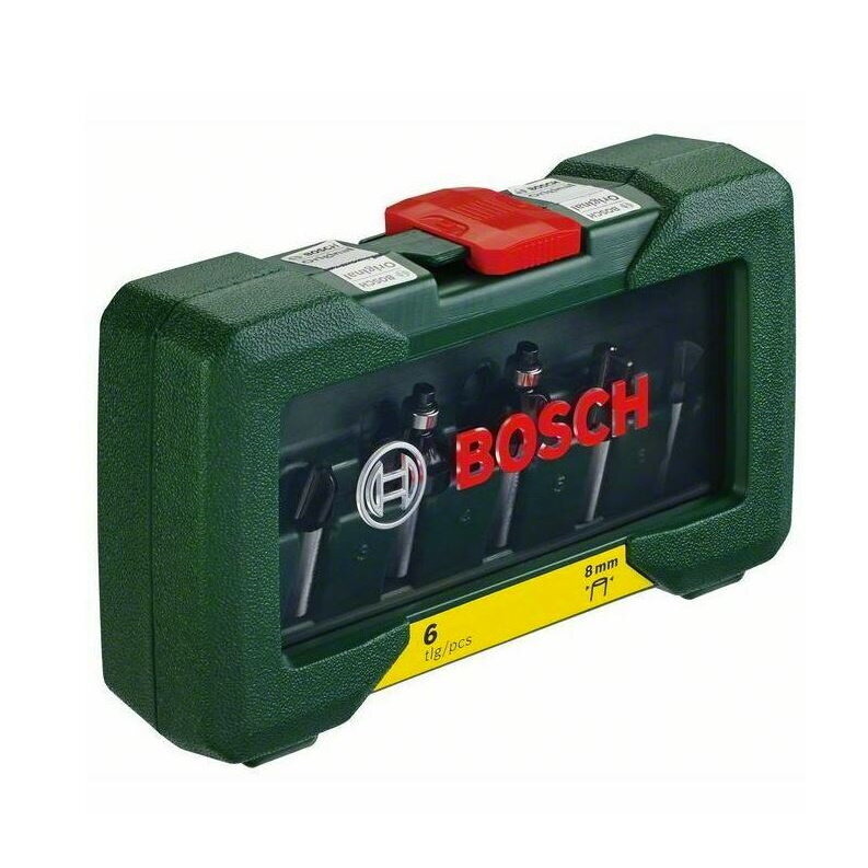 Bosch frēžu komplekts 2607019463 (6 gab) цена и информация | Rokas instrumenti | 220.lv