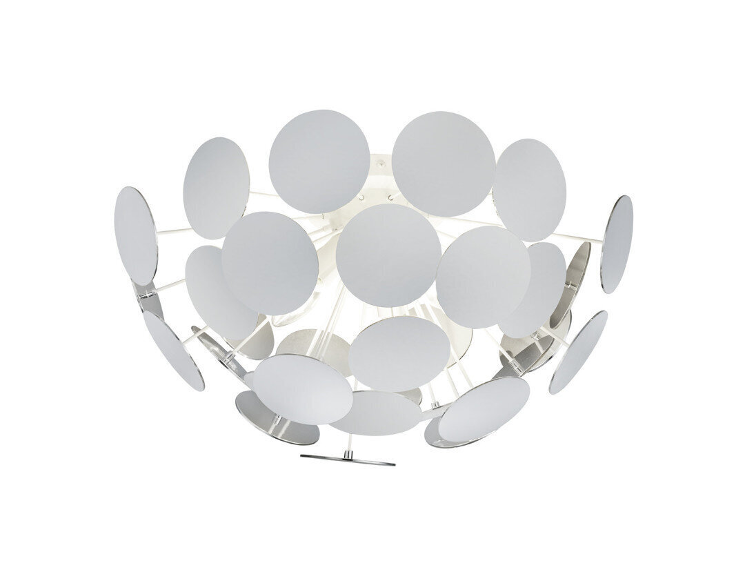 Plafons Discalgo 3xE14, 54 cm, matēti balts cena un informācija | Griestu lampas | 220.lv