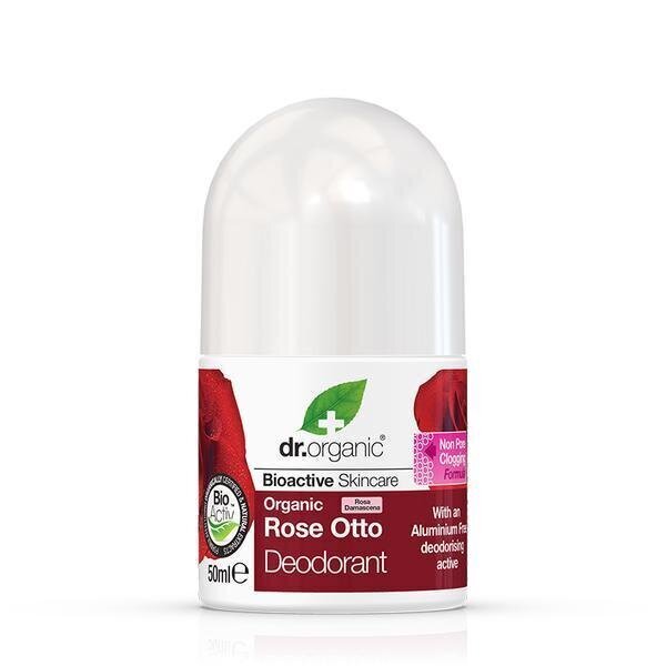 Dr. Organic rozes dezodorants 50 ml cena un informācija | Dezodoranti | 220.lv