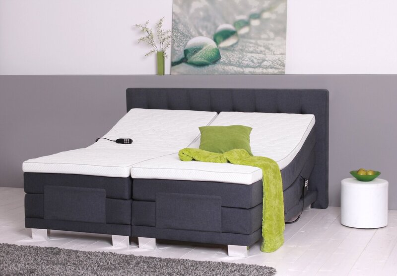 Elektriski vadāma gulta Lulea 180x200 cm, pelēka cena
