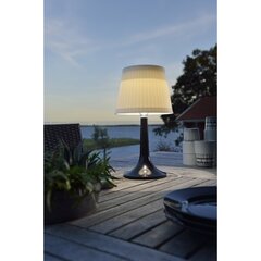 Солнечная настольная лампа Konstsmide Assisi, белая/черная цена и информация | Уличное освещение | 220.lv