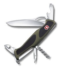Victorinox kabatas nazis Ranger Grip 61, zaļš cena un informācija | Tūrisma naži, daudzfunkcionālie instrumenti | 220.lv