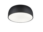 Griestu lampa Baron 4xE27, 52 cm, matēti melna