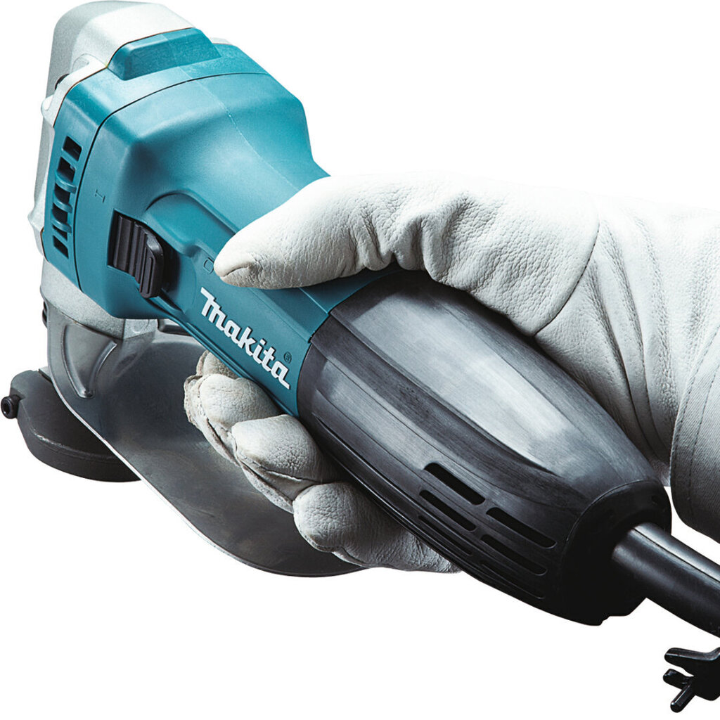 Metāla šķēres Makita, 380 W, tērauds 1,6 mm, rst 1,2 mm цена и информация | Zāģi, ripzāģi | 220.lv