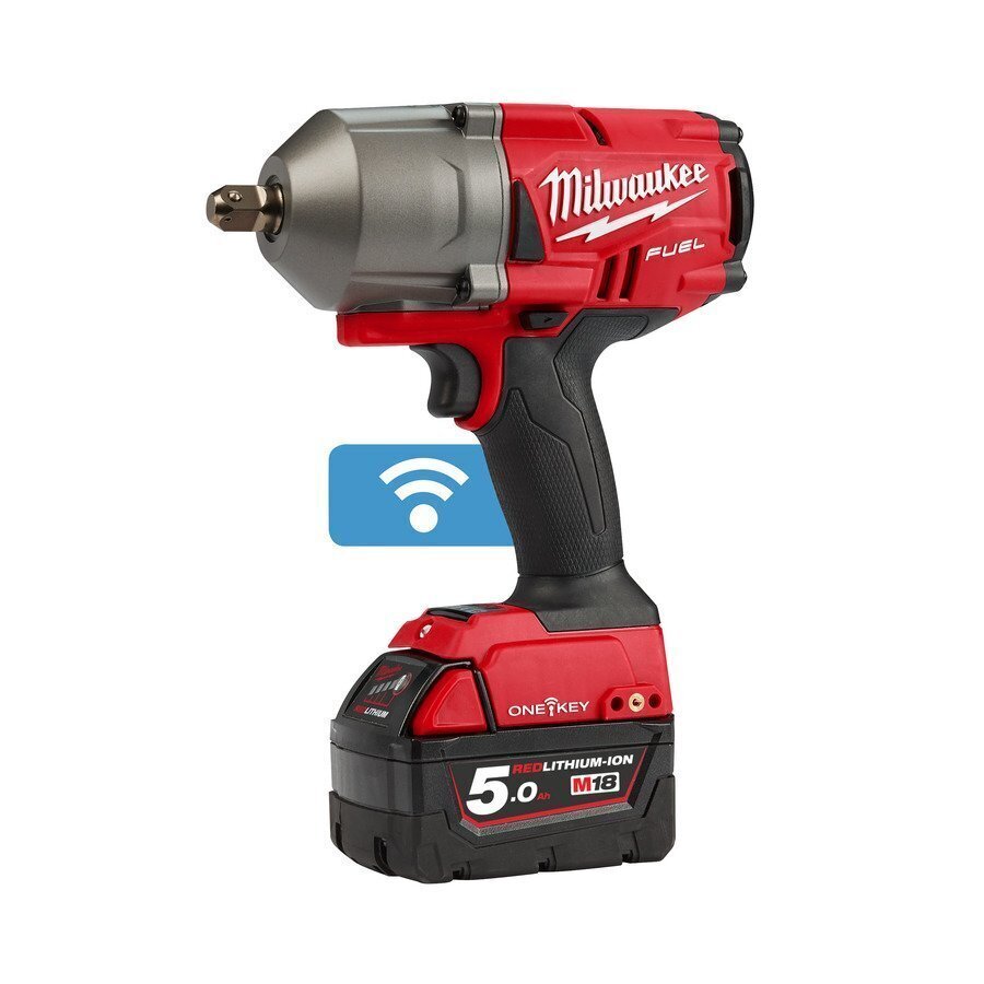 Uzgriežņu atslēga ar atbalstgredzenu Milwaukee M18 ONEFHIWF12-502X цена и информация | Skrūvgrieži, urbjmašīnas | 220.lv