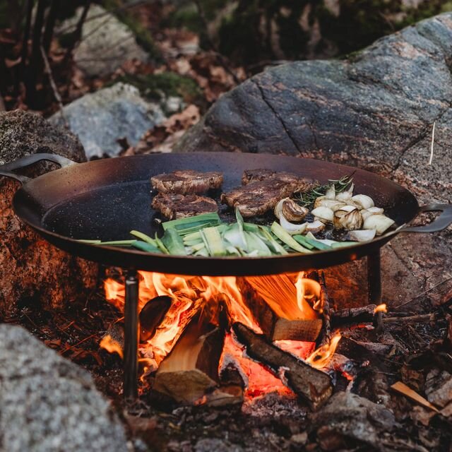 Ugunskura pannas Stark komplekts, 58 cm cena un informācija | Grila, barbekjū piederumi un aksesuāri | 220.lv