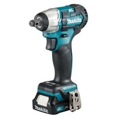 Аккумуляторный ударный гайковерт  Makita TW161DSA,  12В MAX / 2x2,0AH,  1/2, 165 Nm, BL-Mootor цена и информация | Шуруповерты, дрели | 220.lv