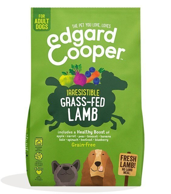 Suņu barība Edgard Cooper Grass-Fed Lamb, 2,5 kg cena un informācija | Sausā barība suņiem | 220.lv