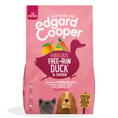 Barība kucēniem Edgard Cooper ar brīvībā audzētas pīles/vistas garšu, 7 kg cena un informācija | Sausā barība suņiem | 220.lv