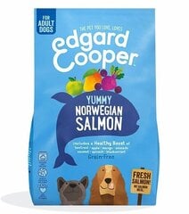 Полноценный корм для собак Edgard and Cooper, Норвежский лосось, 2,5 кг. цена и информация | Сухой корм для собак | 220.lv