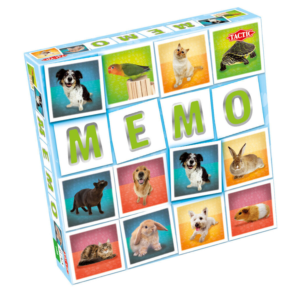 Tactic galda spēle Memo dzīvnieki cena un informācija | Galda spēles | 220.lv