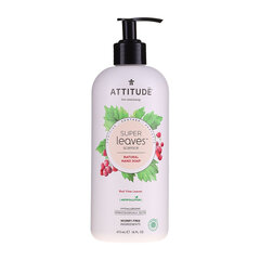 Attitude Super Leaves Hand Soap Red Vine Leaves - Roku ziepes ar sarkano vīnogu lapu ekstraktu 473 ml cena un informācija | Ziepes | 220.lv