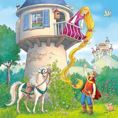Пазл Ravensburger, 3x49 шт, Rapunzel цена и информация | Пазлы | 220.lv
