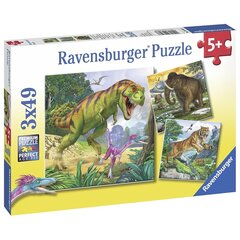 Пазл Ravensburger 3x49 шт. Изначальный правитель цена и информация | Пазлы | 220.lv