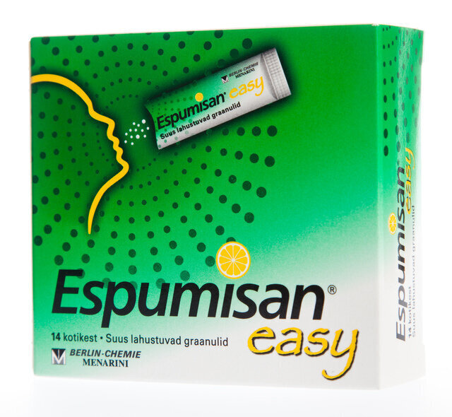Espumisan ® Easy granulas 125mg, N14 cena un informācija | Vitamīni, preparāti, uztura bagātinātāji labsajūtai | 220.lv