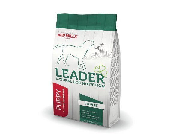Red Mills Leader sausā barība lielo šķirņu kucēniem ar vistu un rīsiem, 12kg цена и информация | Sausā barība suņiem | 220.lv